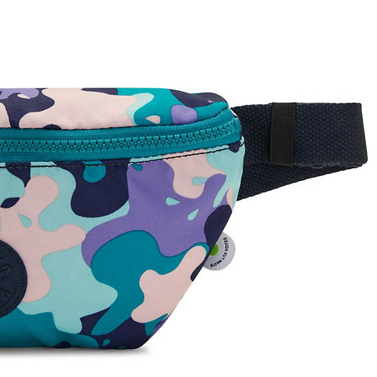 Kipling Fresh Lite Printed Midjeveske Grønn | NO 2210BE